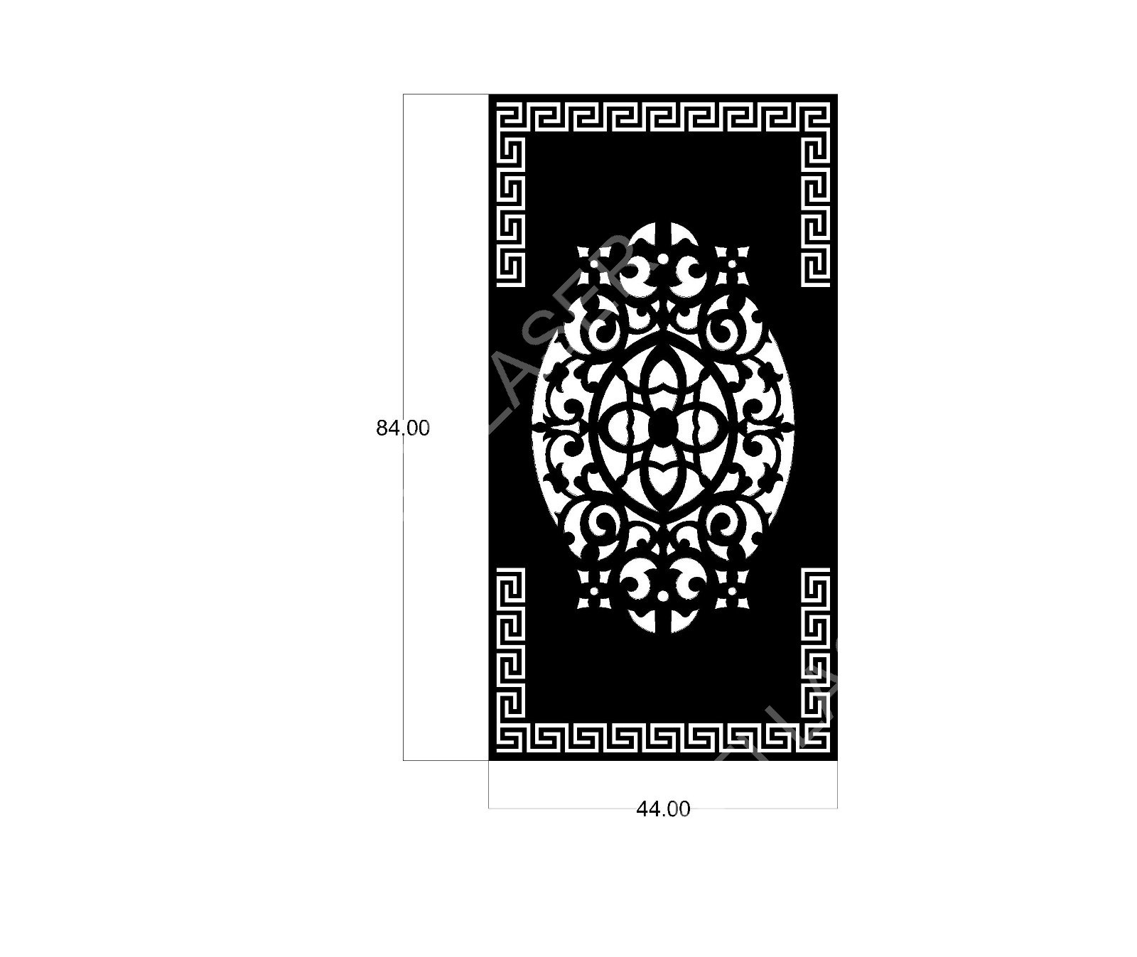 Geometric Designs CNC Laser Cutting Design - G-032.jpeg - Sasti Laser Namakkal